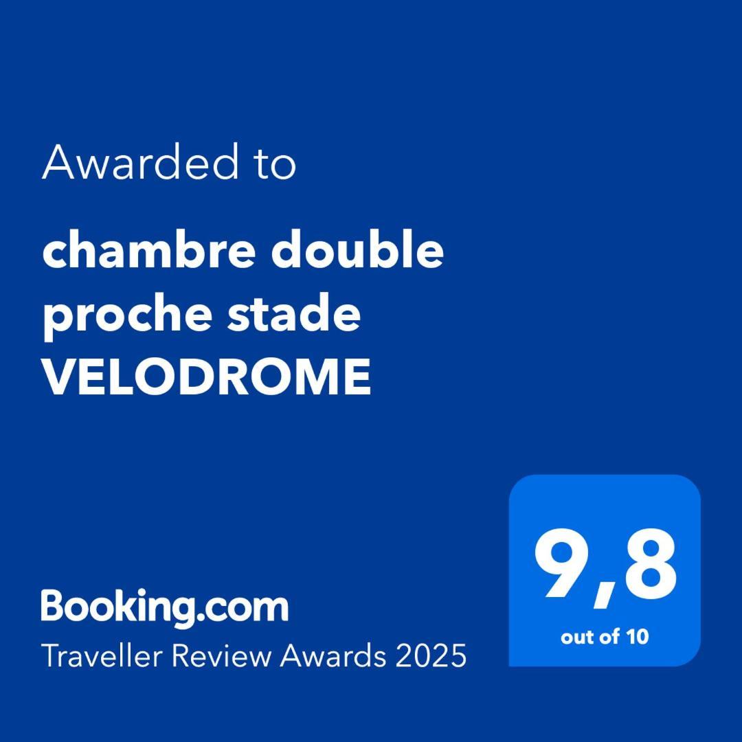 Chambre Double Proche Stade Velodrome Marseille Exterior photo